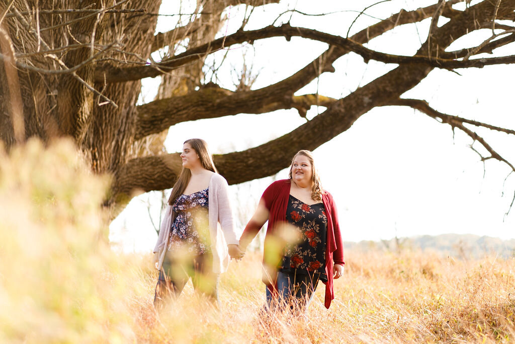 Valley Forge Park Fall Lesbian Engagement Session 17.jpg