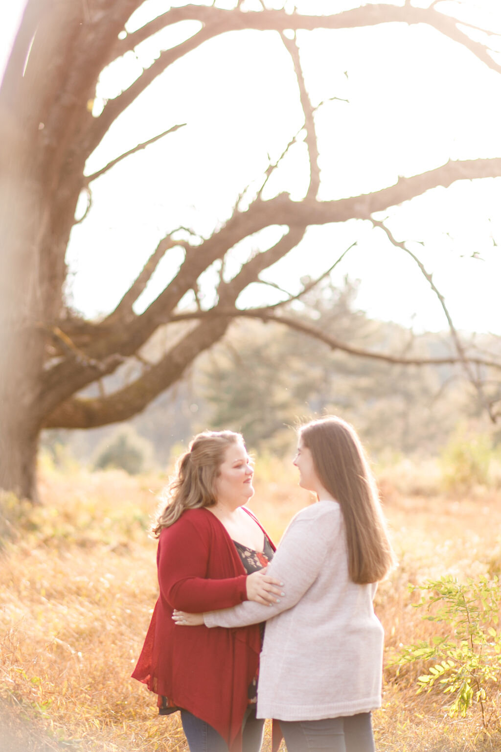 Valley Forge Park Fall Lesbian Engagement Session 23.jpg