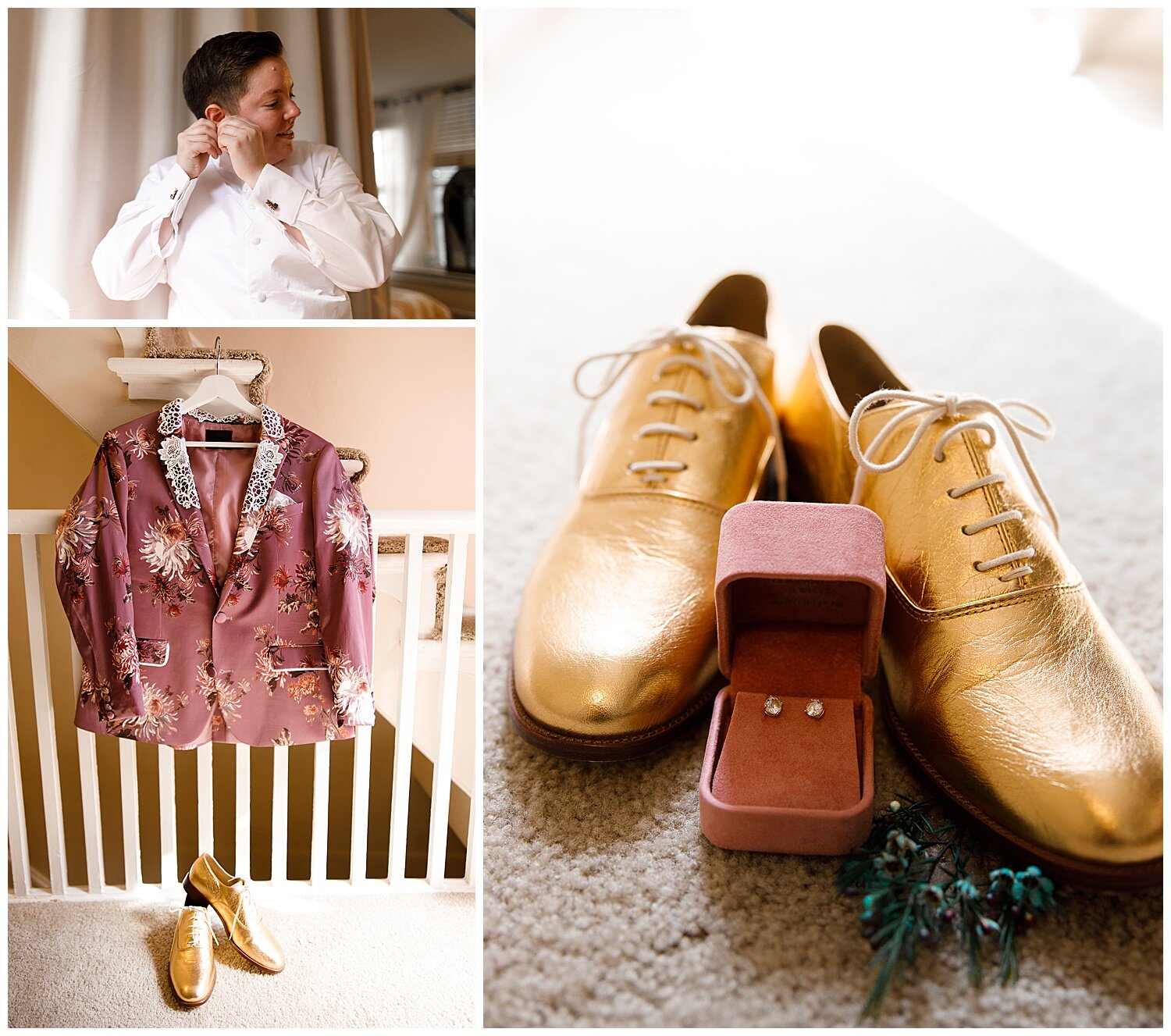 LGBTQ Philly Cira Centre Vintage Inspired Lesbian Wedding 7