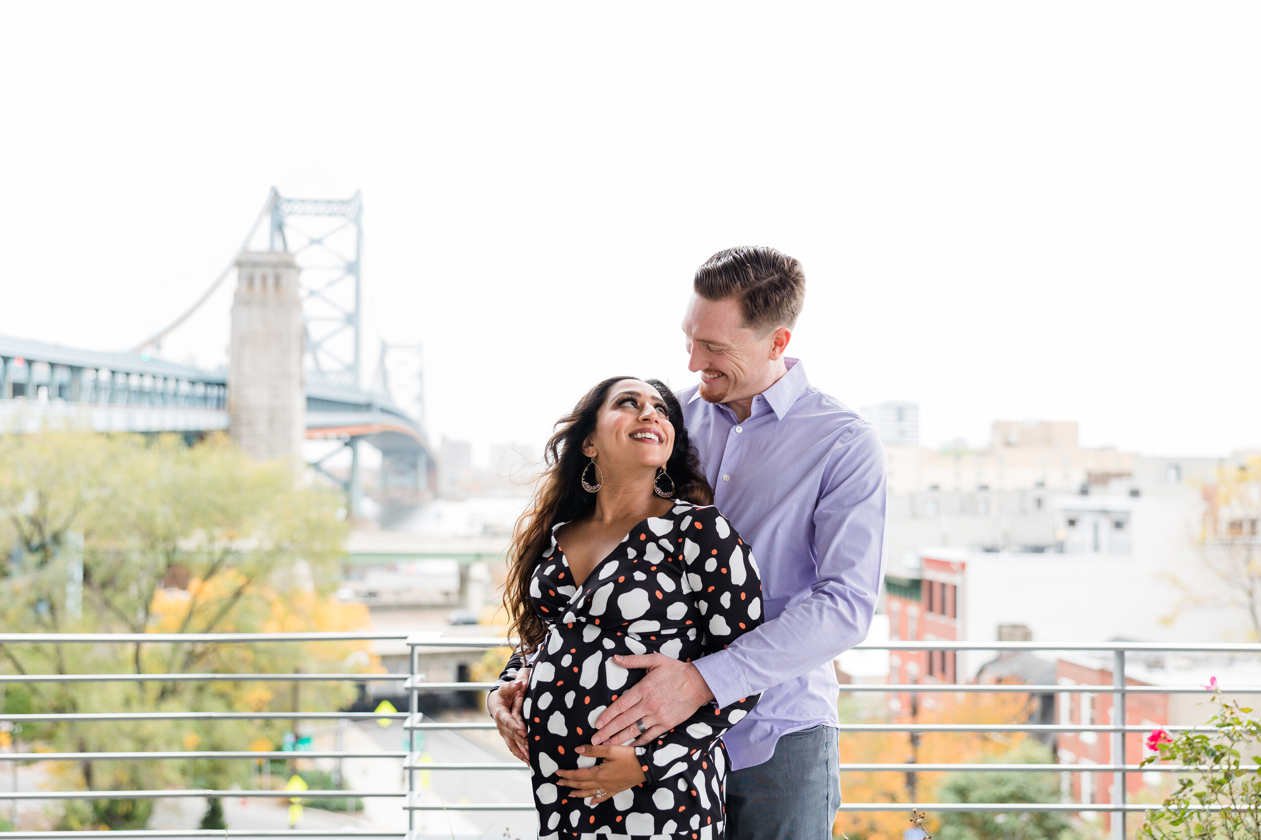 Rooftop-Philly-Glam-Maternity-Session-Bridge-On-Race-Old-City1.jpg