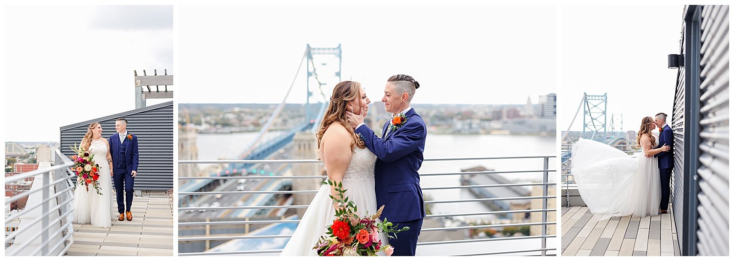 rooftop-wedding-photos-bridge-on-race-philly-lgbtq-wedding-photos