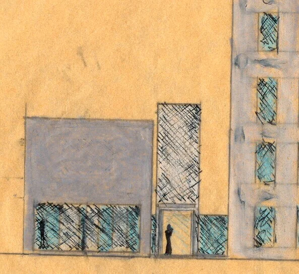 Pencil on trash of elevation.jpg