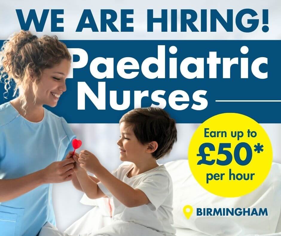 Paediatric nurses in Birmingham