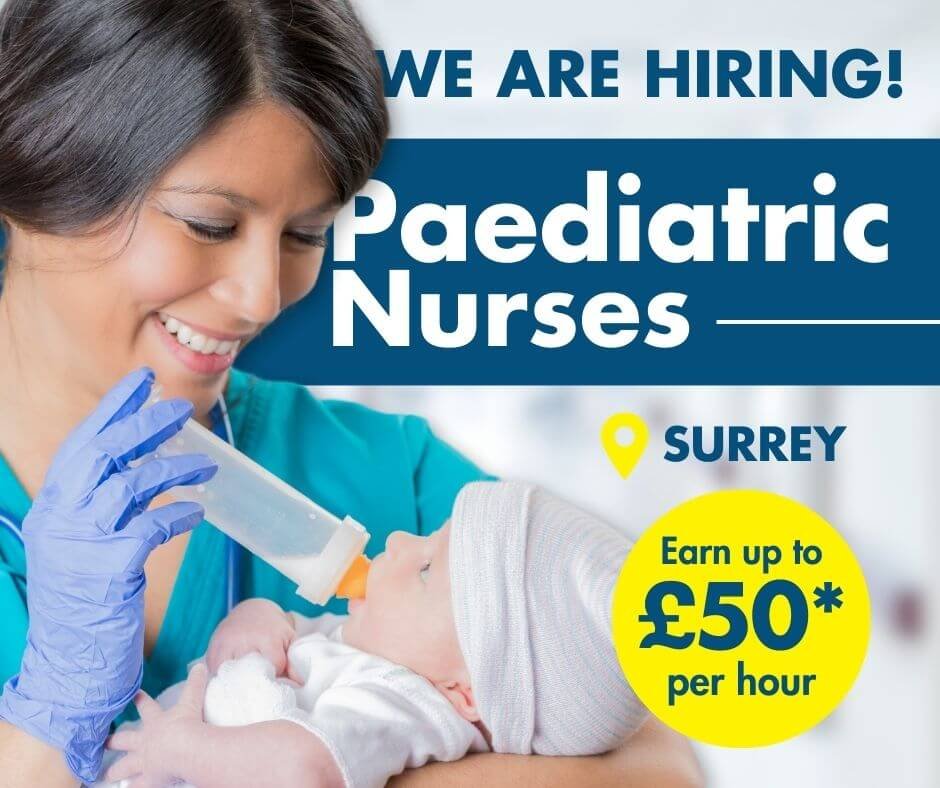 Paediatric nurses Surrey