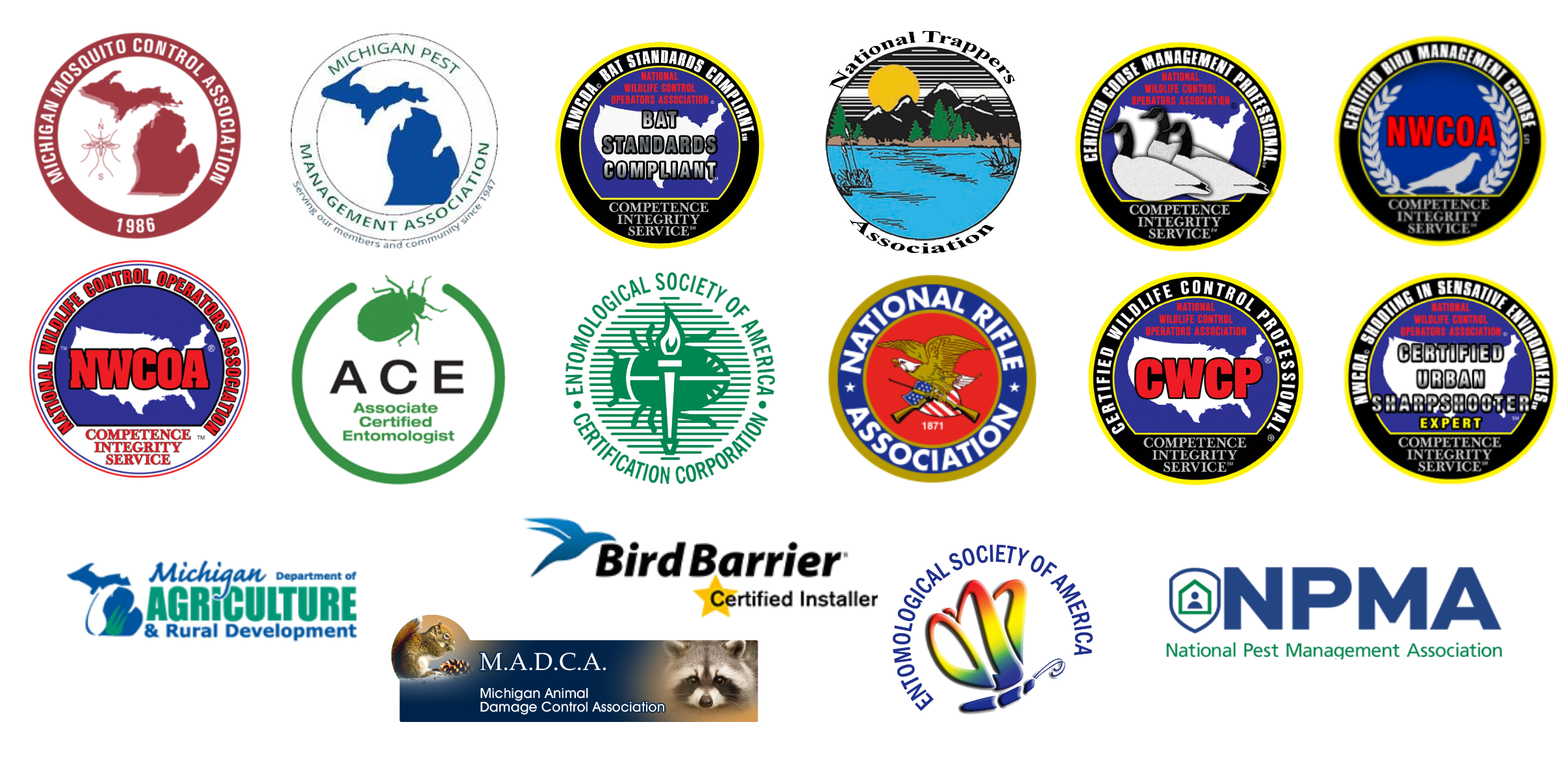 pest and wildlife logos for certifications and associations.png