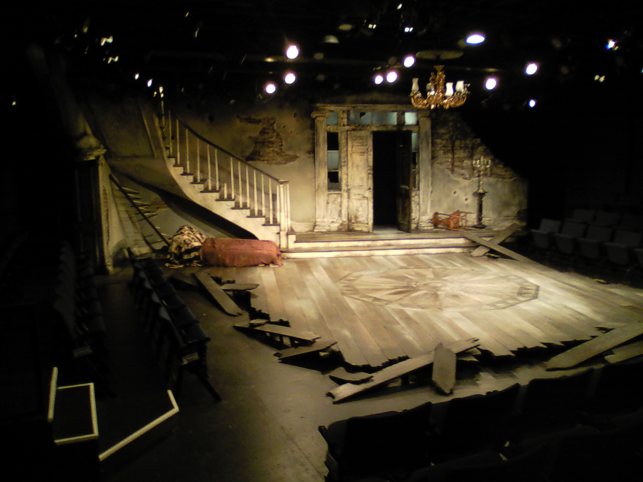  The finished set for  The Whipping Man  