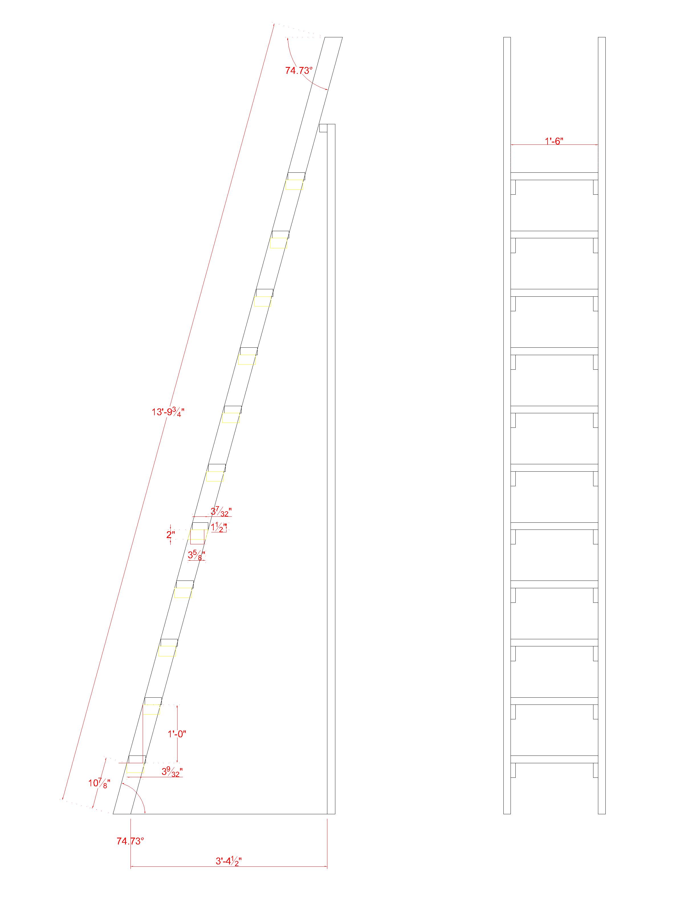  Ladder drafting mockup by Jon West. 