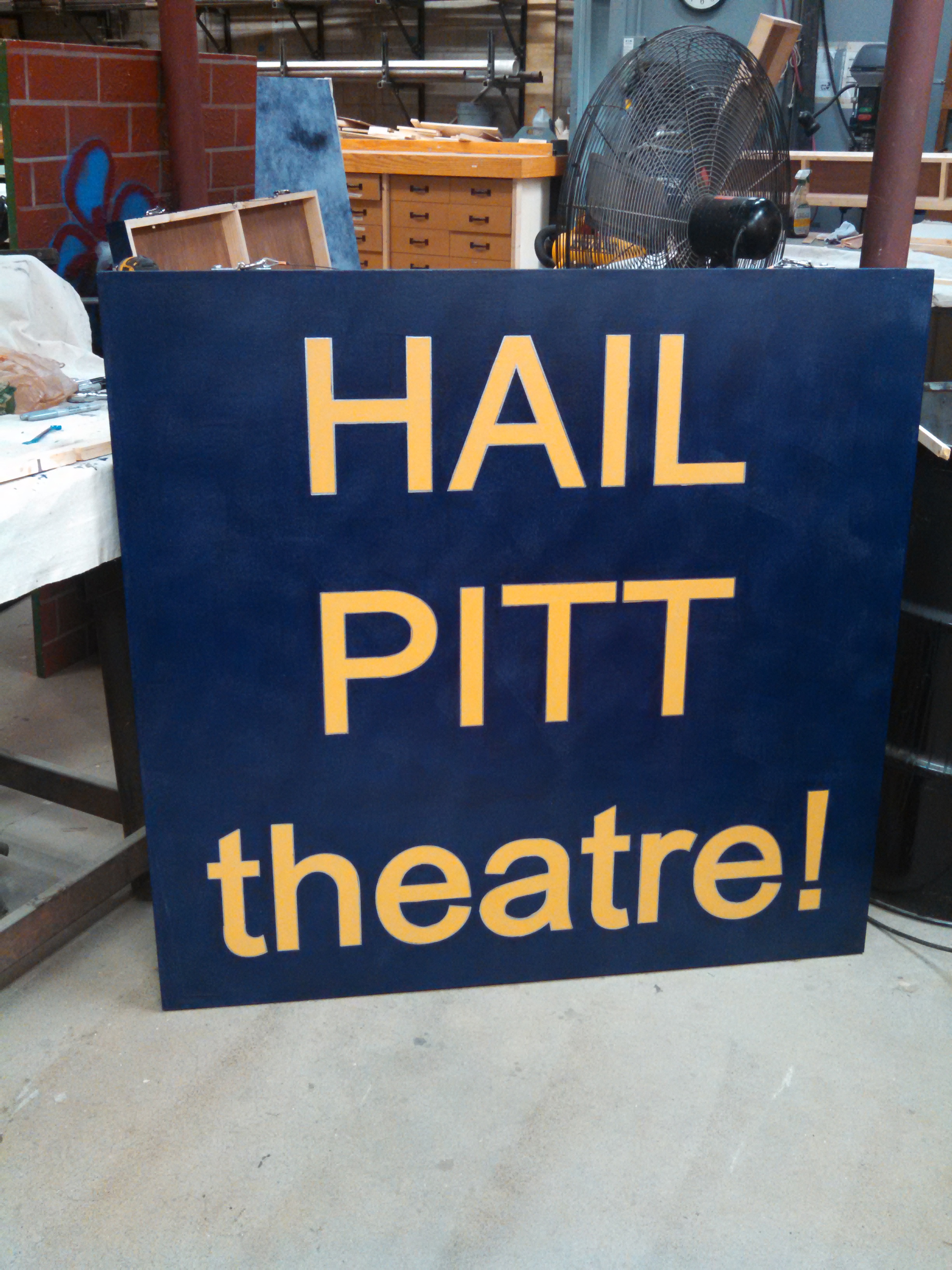 I took upon myself to produce quality signage for the department. All hand painted.