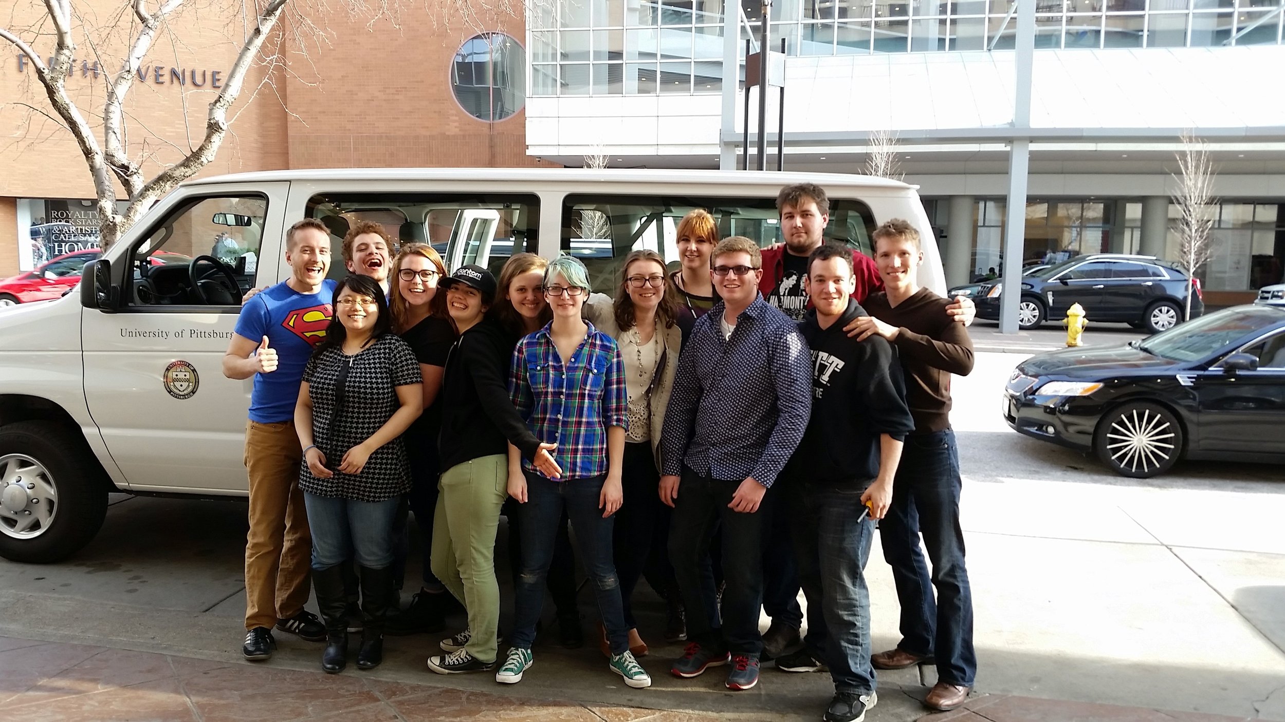  I had the pleasure of driving a van full of Pitt students to USITT 2015 Cincinnati. 