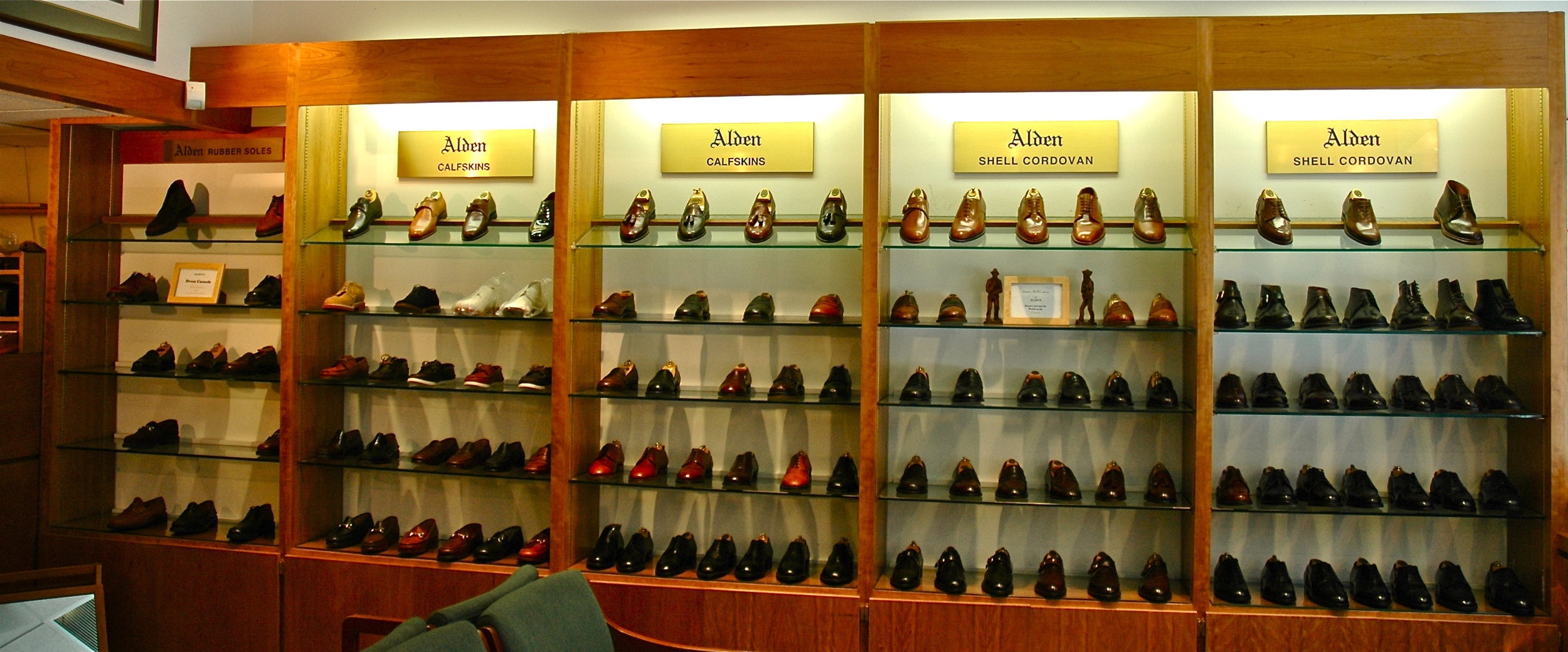 assortment of leather shoes