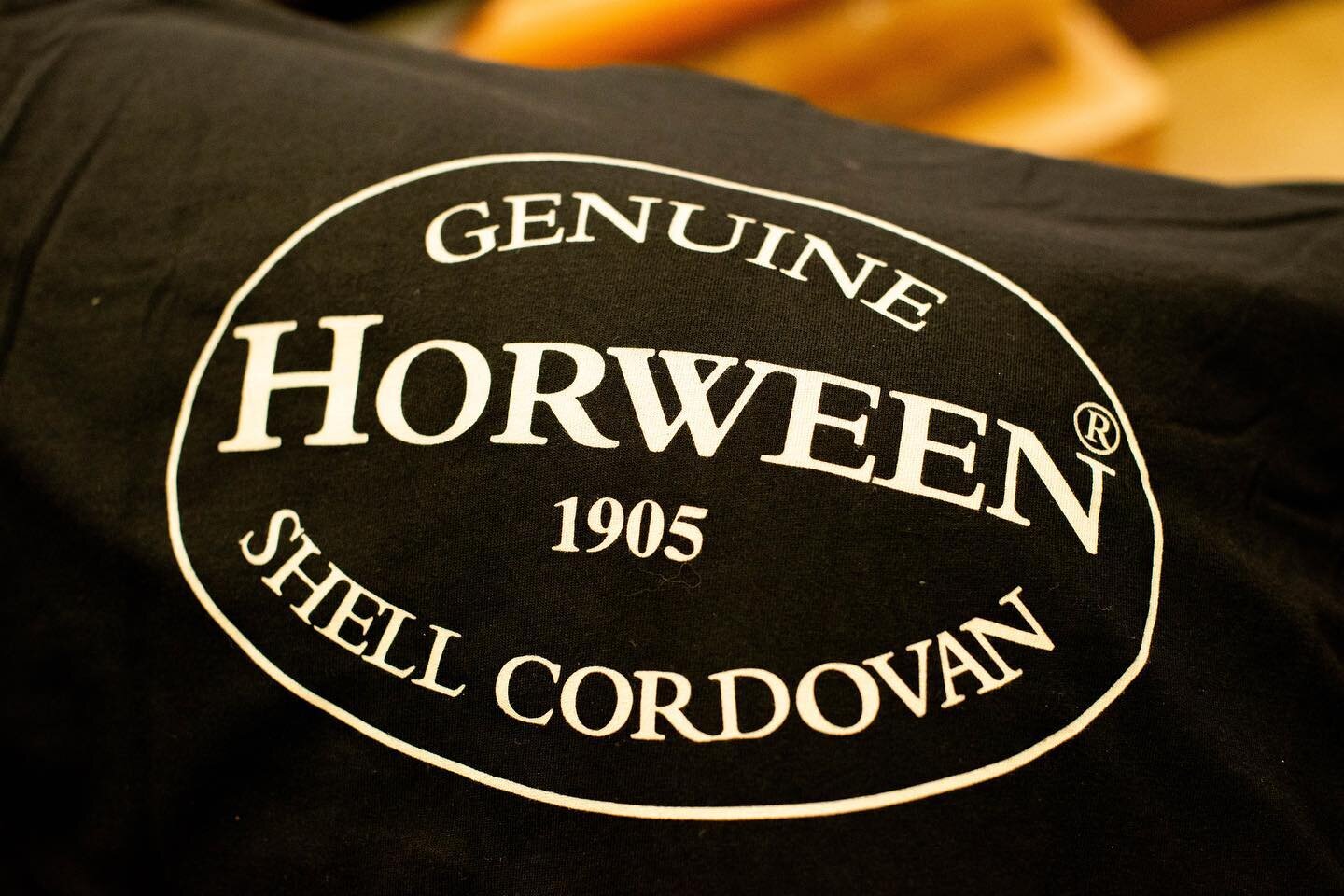 Genuine Horween Shell Cordovan tees are in stock and ready to ship! Please visit the SHOP section of our website.