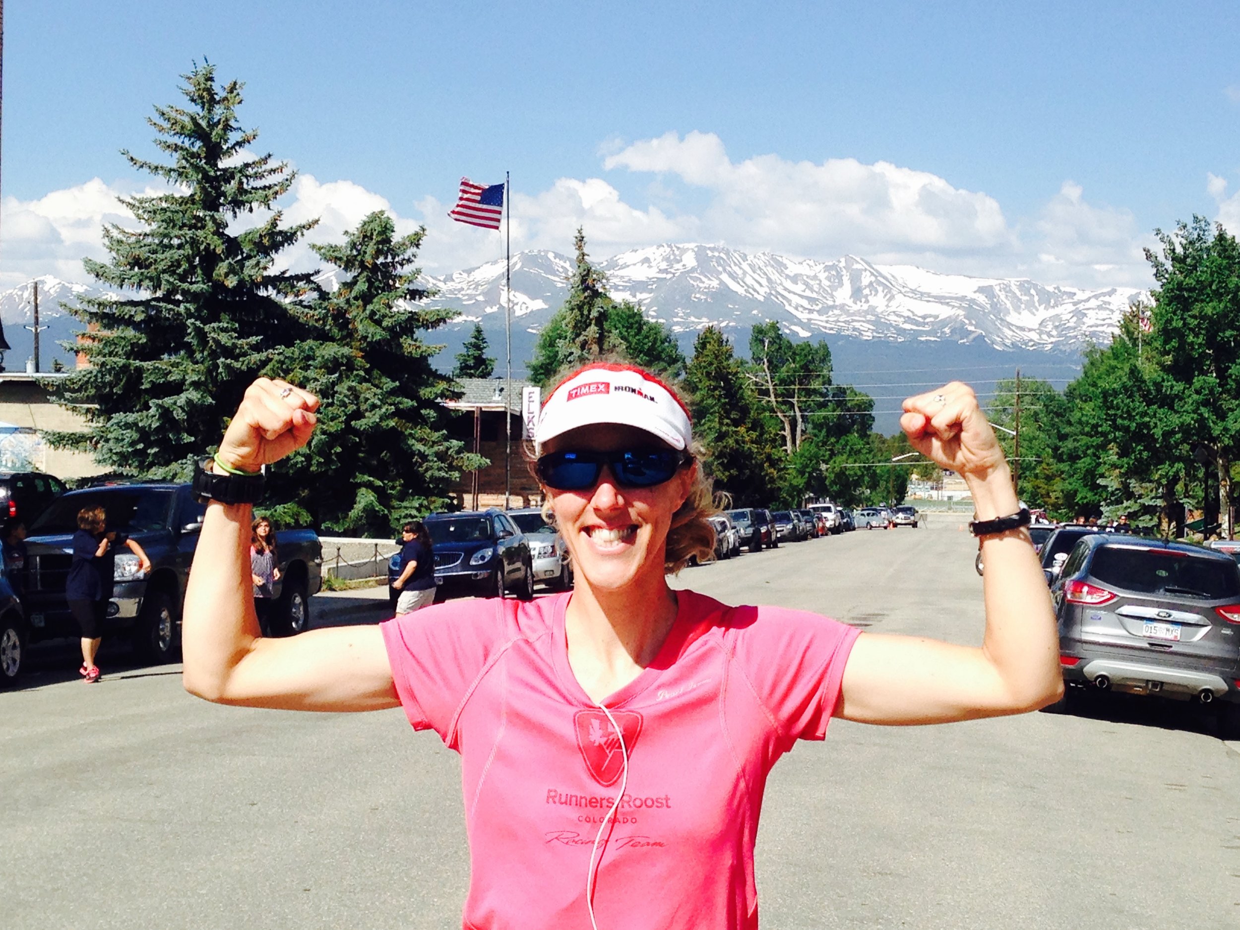 3rd woman overall at the Leadville, Colorado 5k