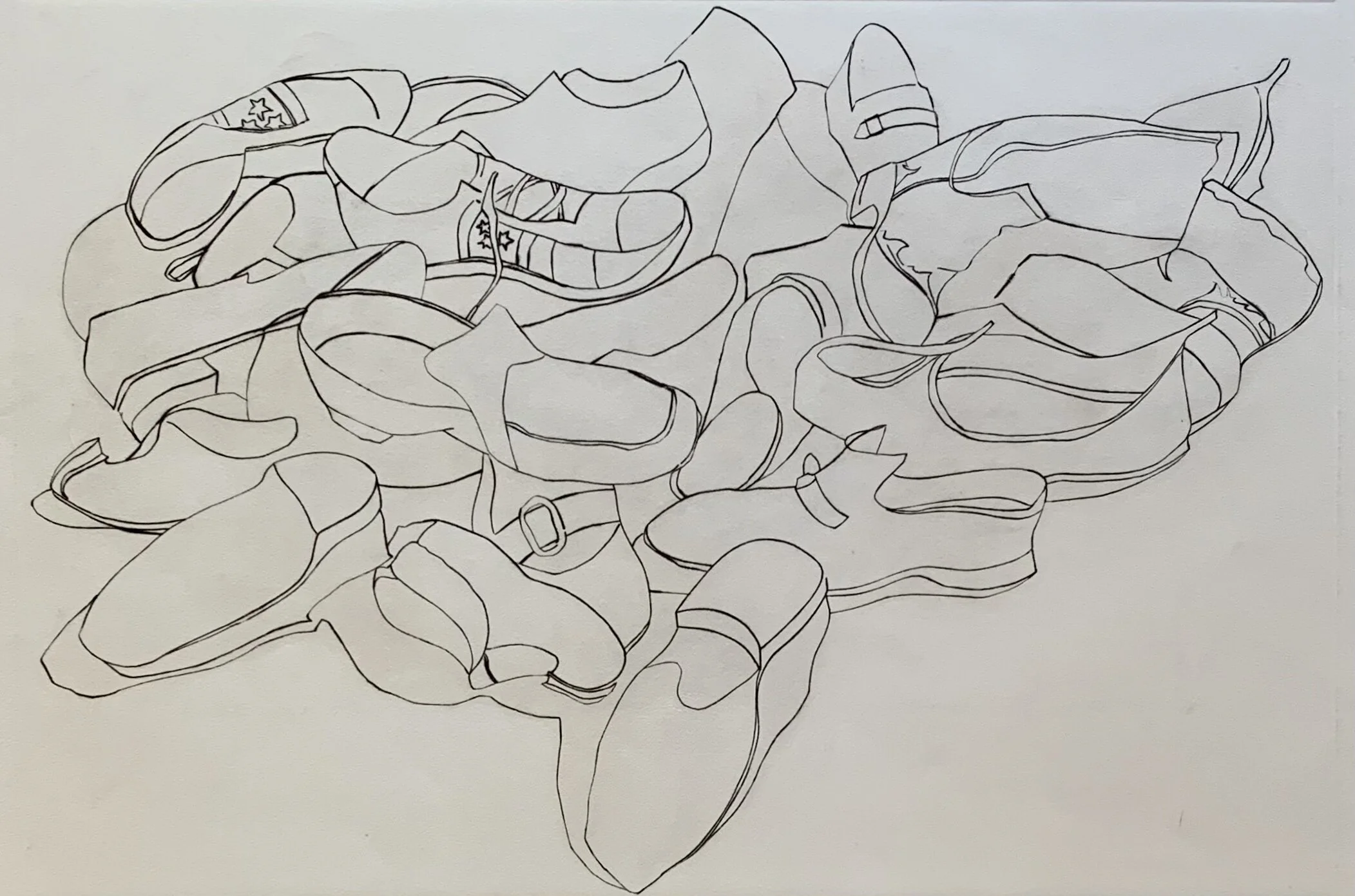 Lowell Blair Nesbitt Shoes Lithograph