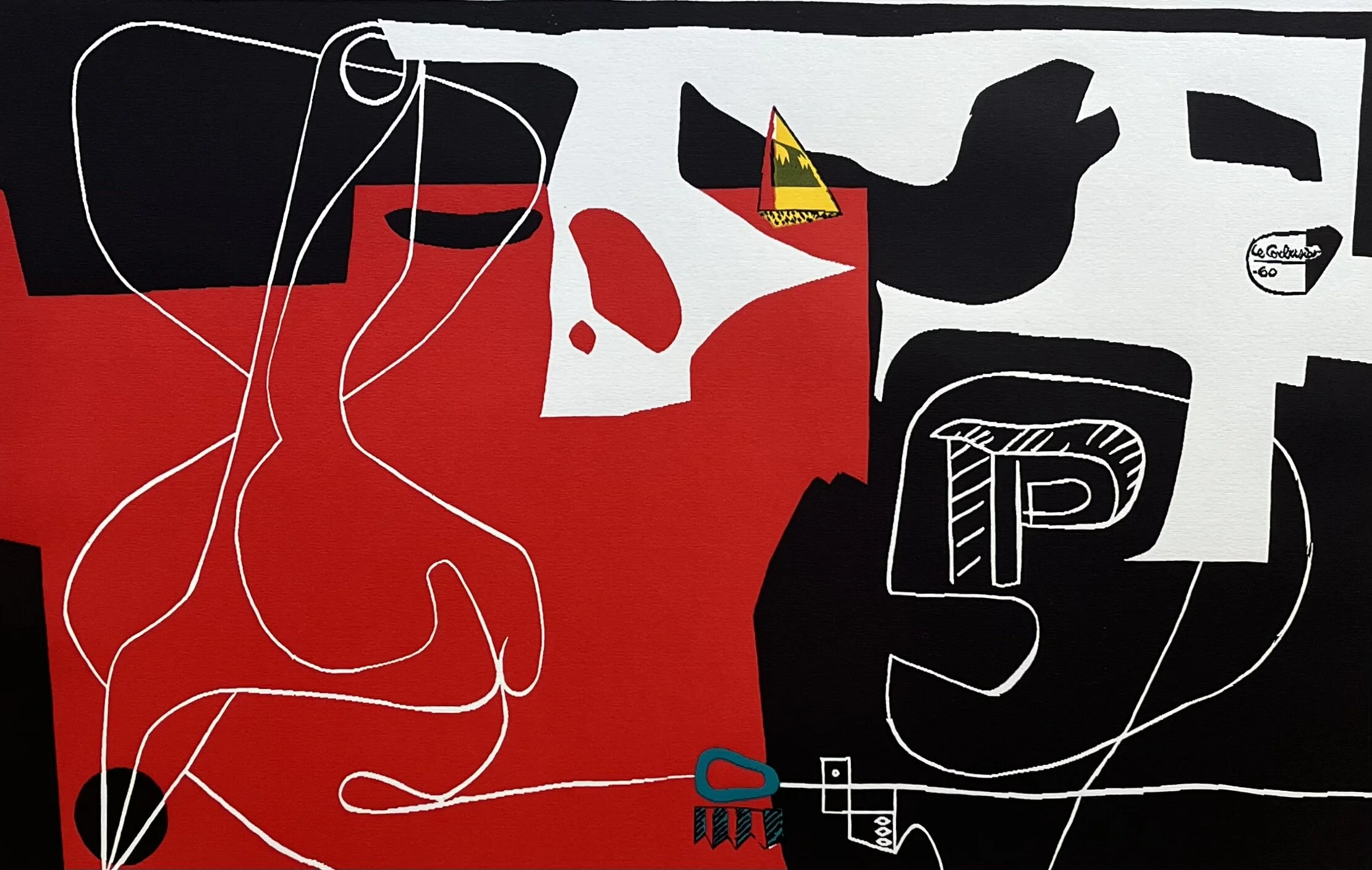 Le Corbusier  Les Dés sont Jetés Lithograph 1960