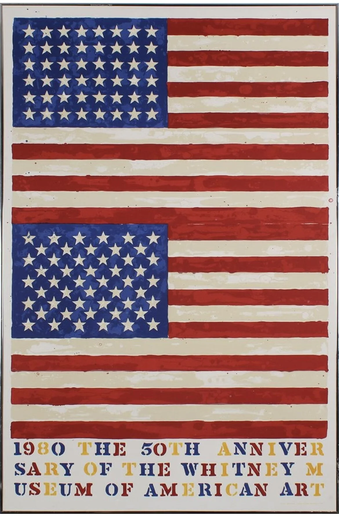 Jasper Johns, 50th Anniversary of Whitney Museum of American Art