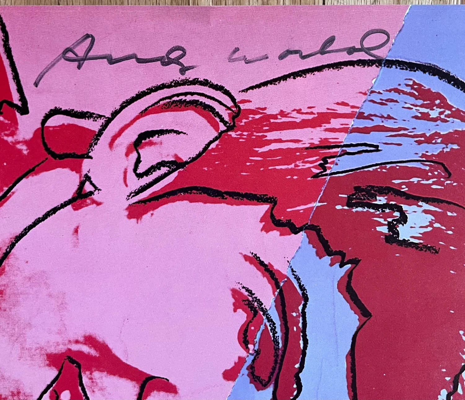 Andy Warhol Hand Signed Beatles Poster — Kwiat Art