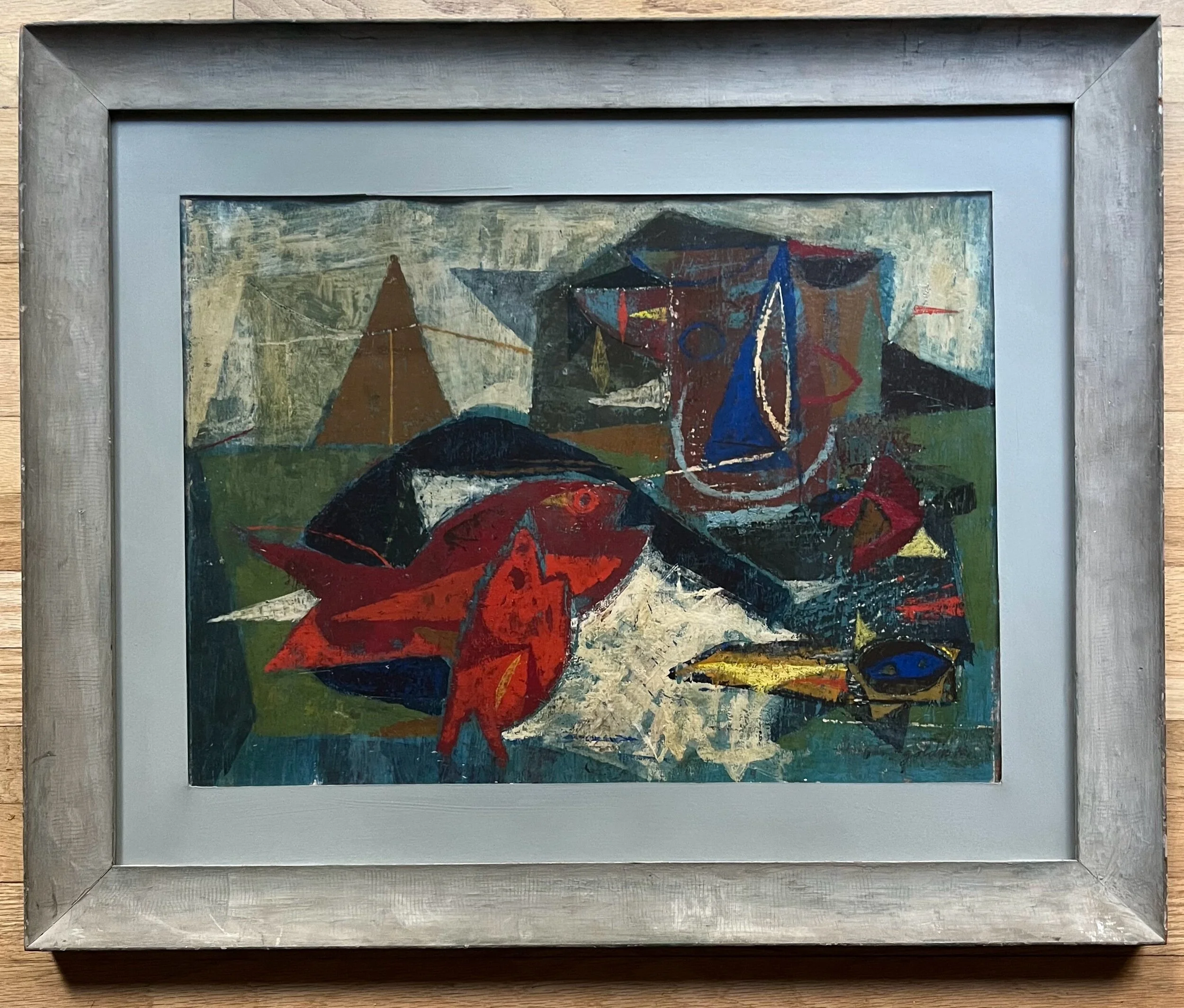 Leon Goldin original painting