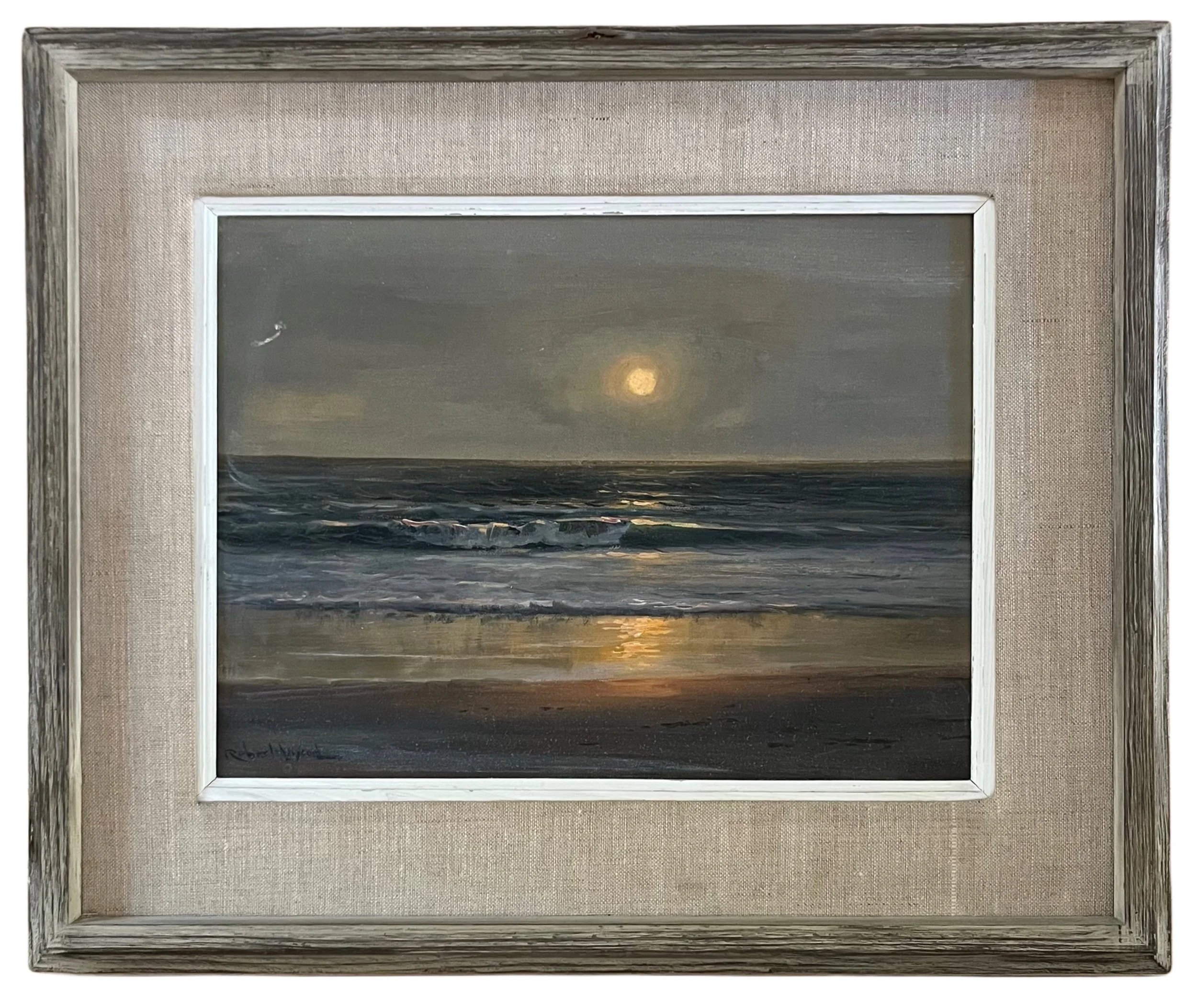 Robert Wood Signed Oil on canvas painting