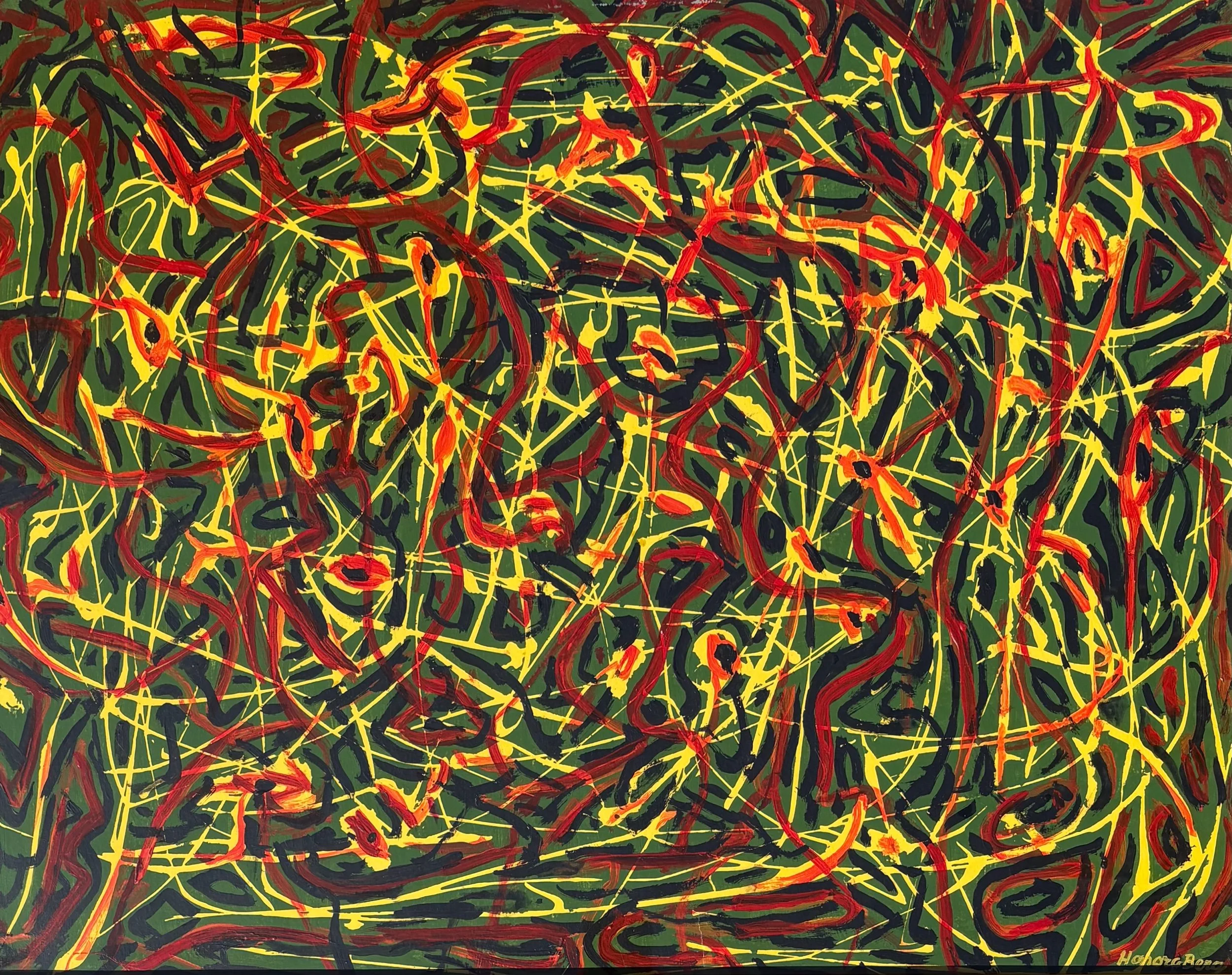 Honora Berg Original Abstract Signed Painting