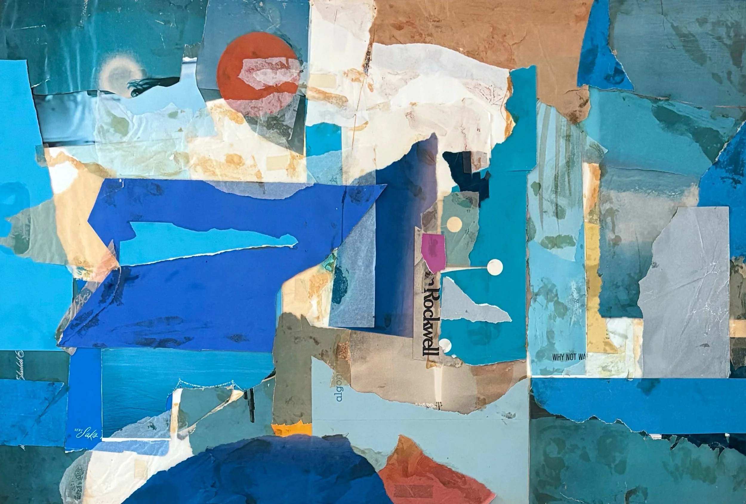 Helen Longmire St Louis Artist Original Collage