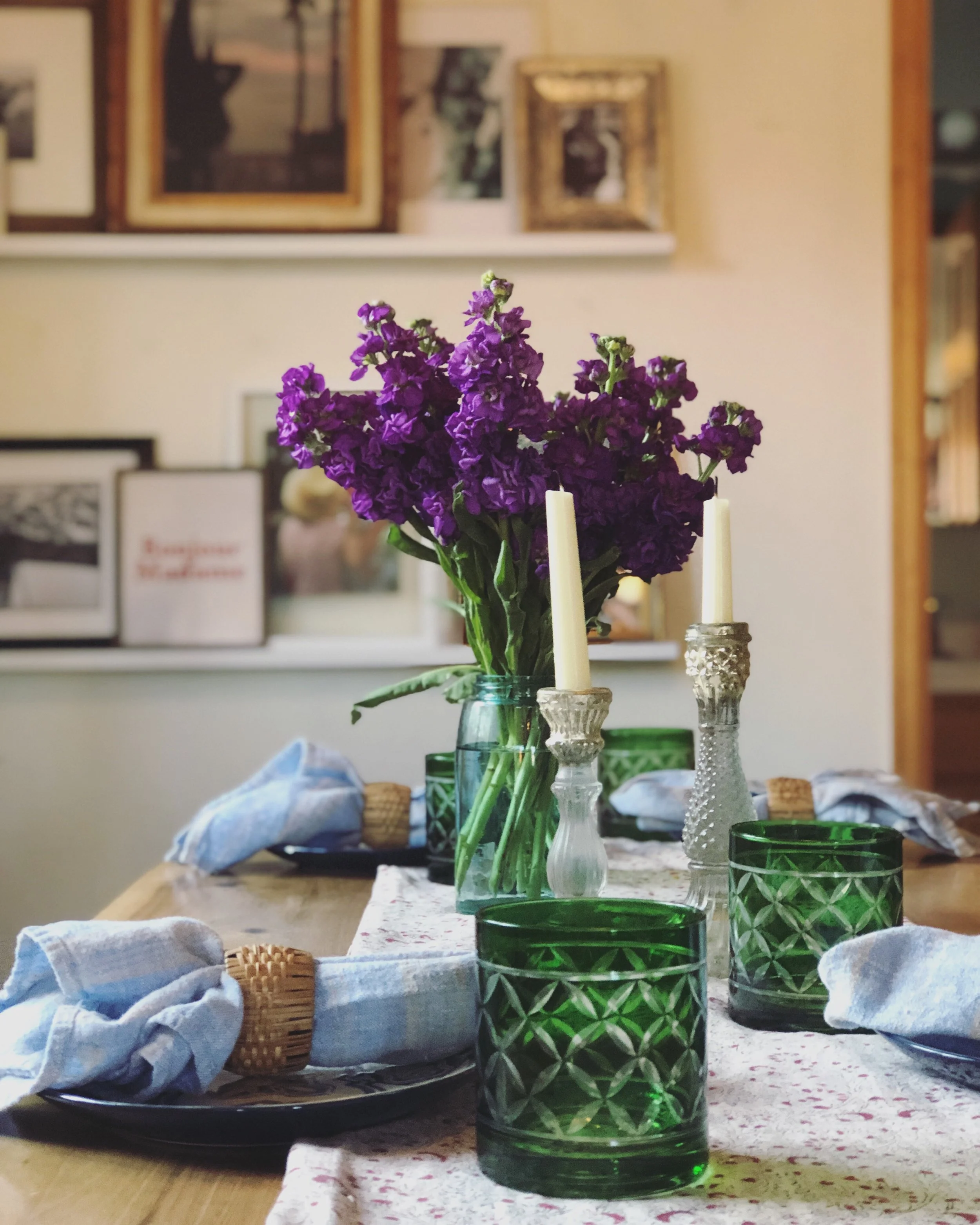 Flowers on Steph's Table.JPG