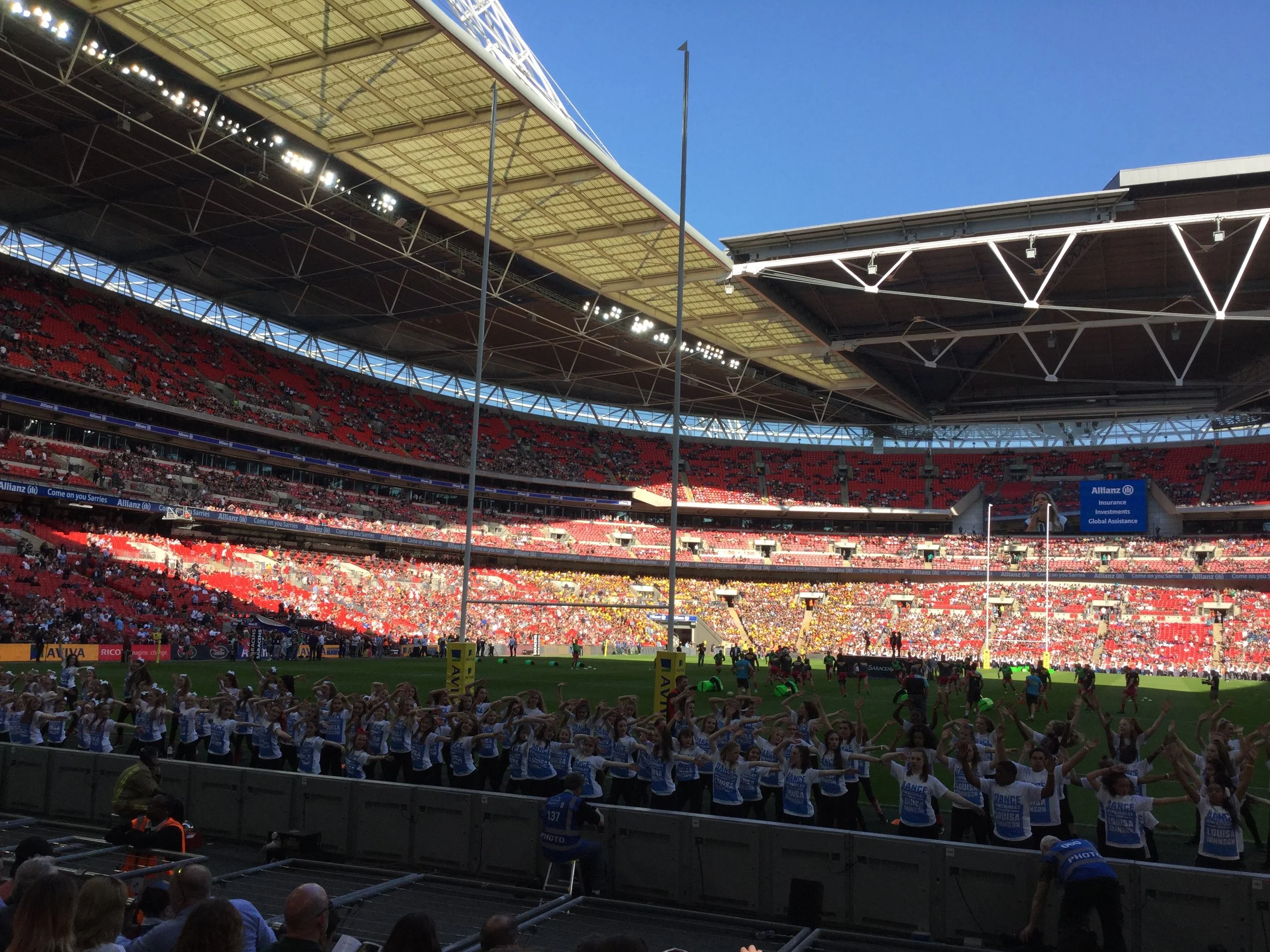      

 
   Sixty Dancers from Pure Rhythm and Saffron Walden County High School performed at Wembley stadium along side 1, 300 other dancers For so many of the students this was the biggest &nbsp;stage of their lives to perform on with an audience o