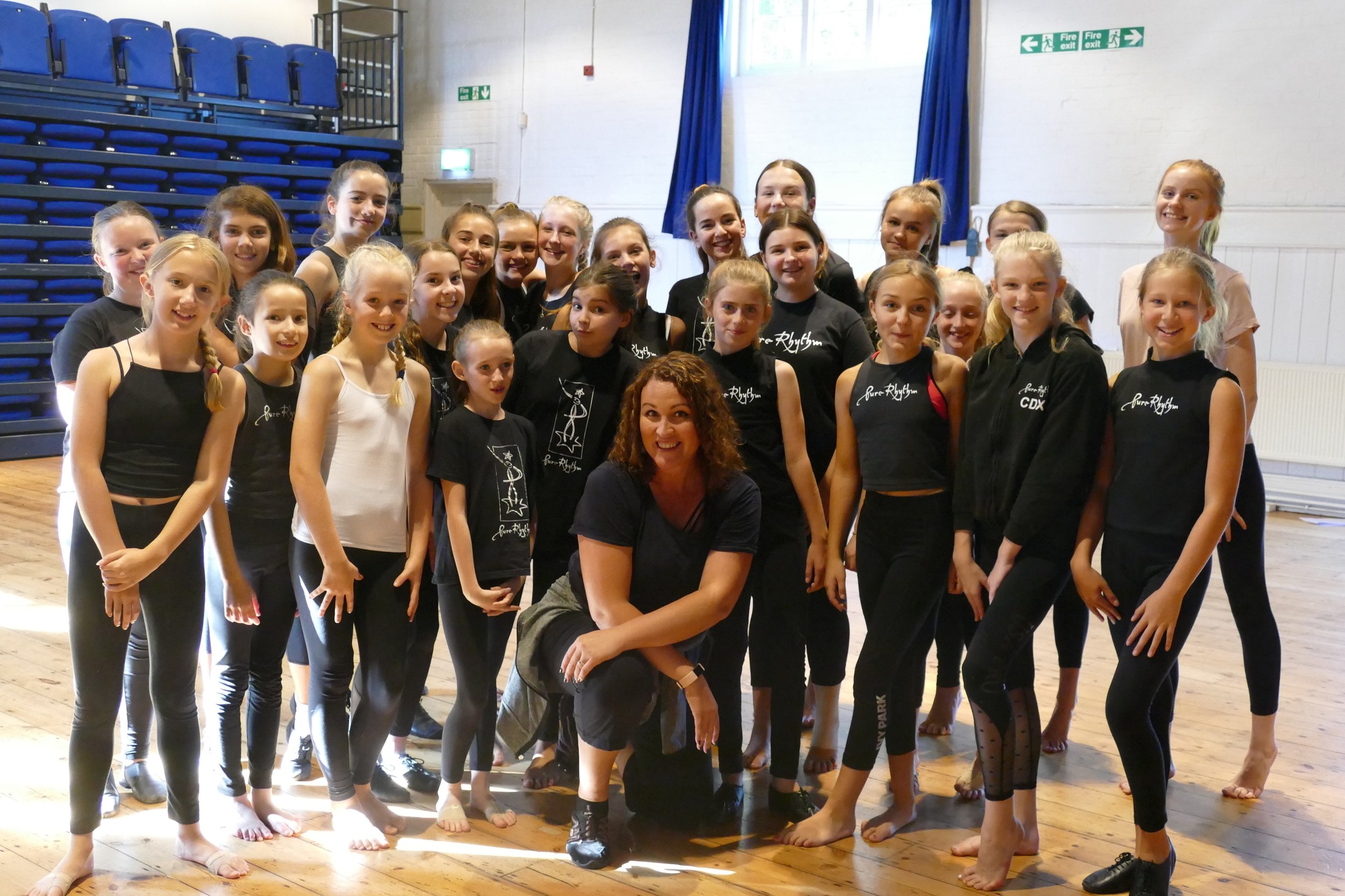      

 
   Lucyelle Cliffe  visited Pure Rhythm to run a ‘Wicked’ workshop to all the students,  the Older ones also had so much fun taking part in a ‘Legally Blonde’ one. Lucyelle has been in many Productions so a real treat to have her knowledge s