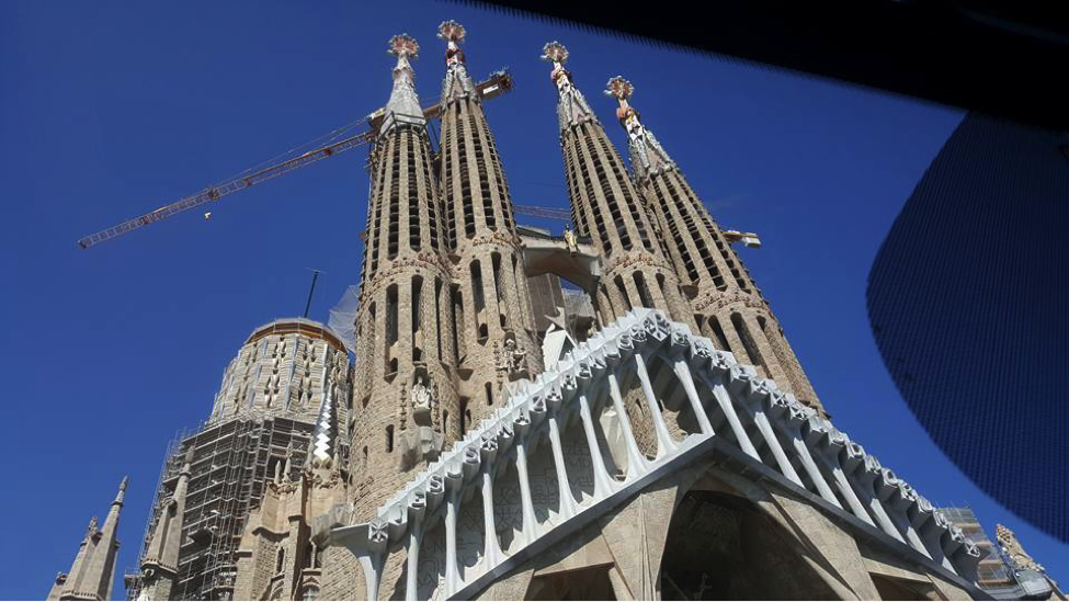 Rusty Utomo captured the Basilica de la Sagrada Familia on her trip to Barcelona, Spain.
