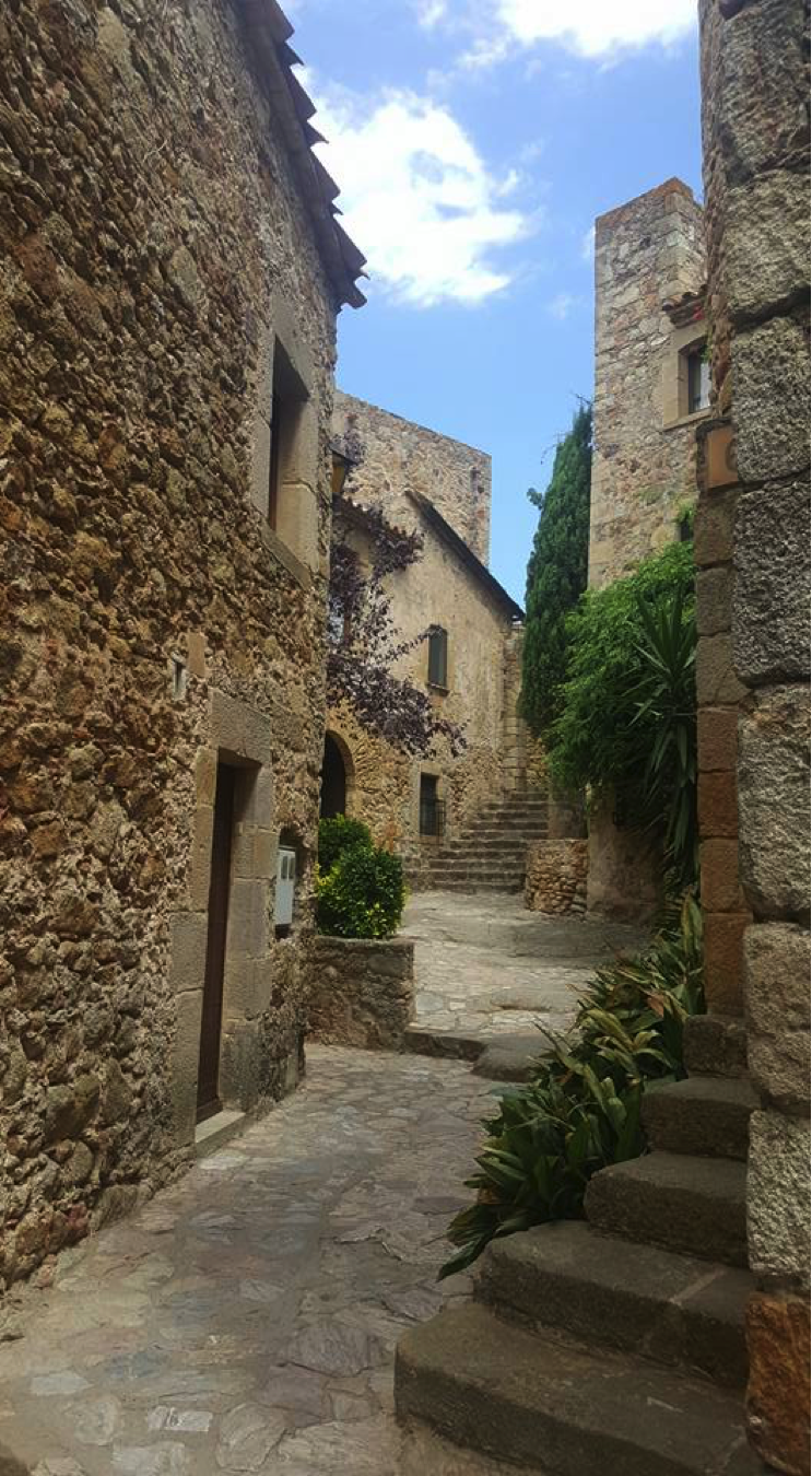 Rusty photographed the beauty of the architecture in Pals Cataluna, Spain.