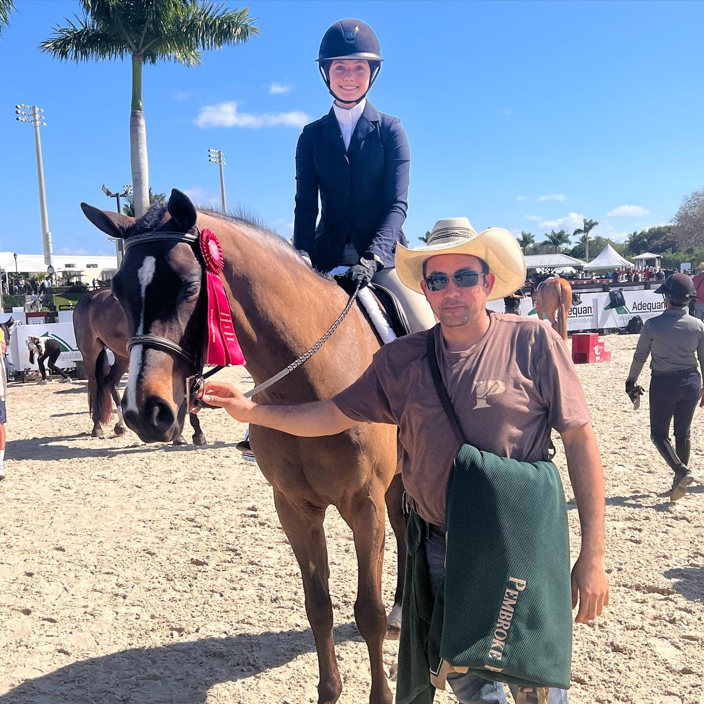 Congratulations to Hannah Amig and her own Castile Le Cade on ended up Reserve Champion in the Low Childrens at WEF 3 out of 35 others!!