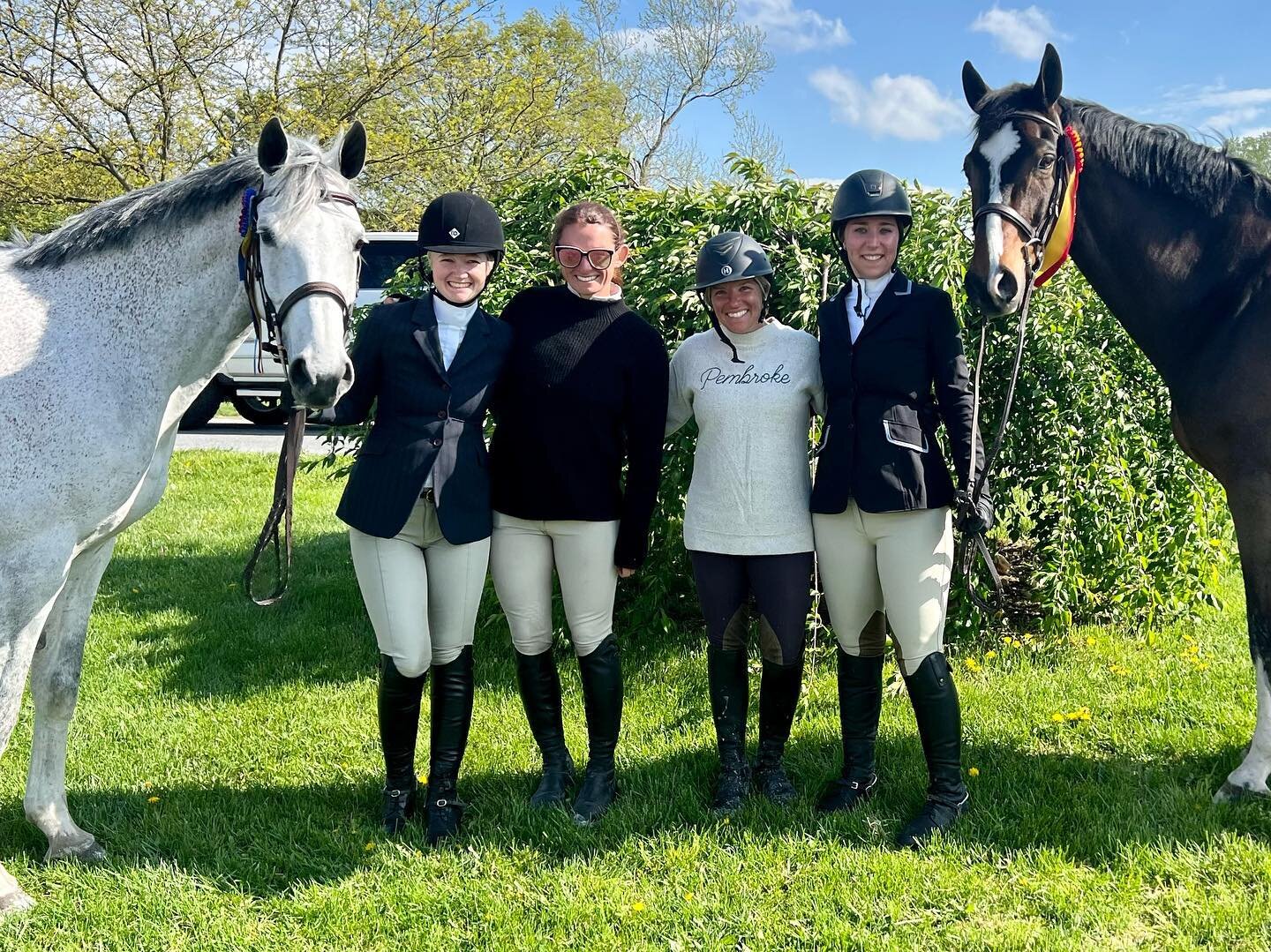 A handful of horses that stayed up north this winter, headed to their first spring show this weekend! Horses and riders were great and everyone came home with either a champion or reserve! 

Thank you to Kayla and Annie for the coaching and rides, as