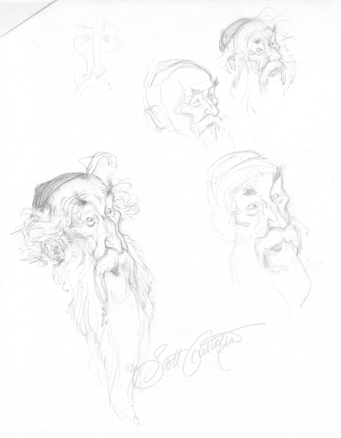 GUSTAFSON_Merlin_head_studies_sketches.png