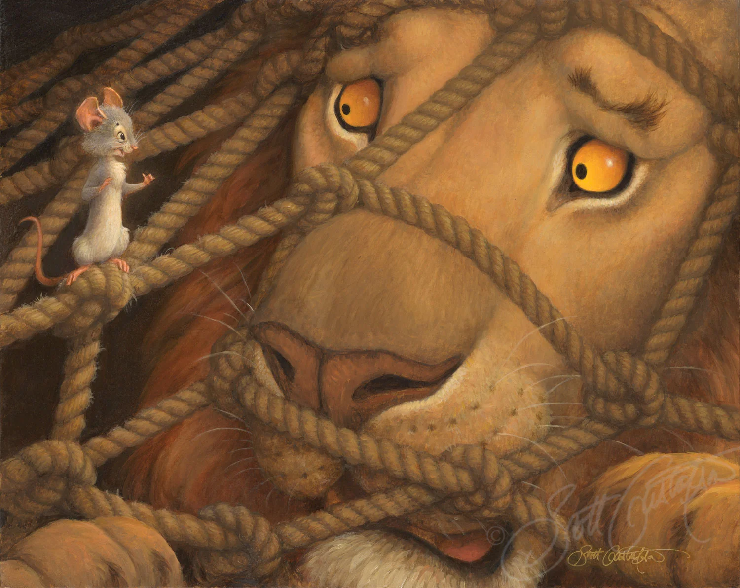 The Lion And The Mouse The Art Of Scott Gustafson