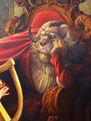 Beast head detail