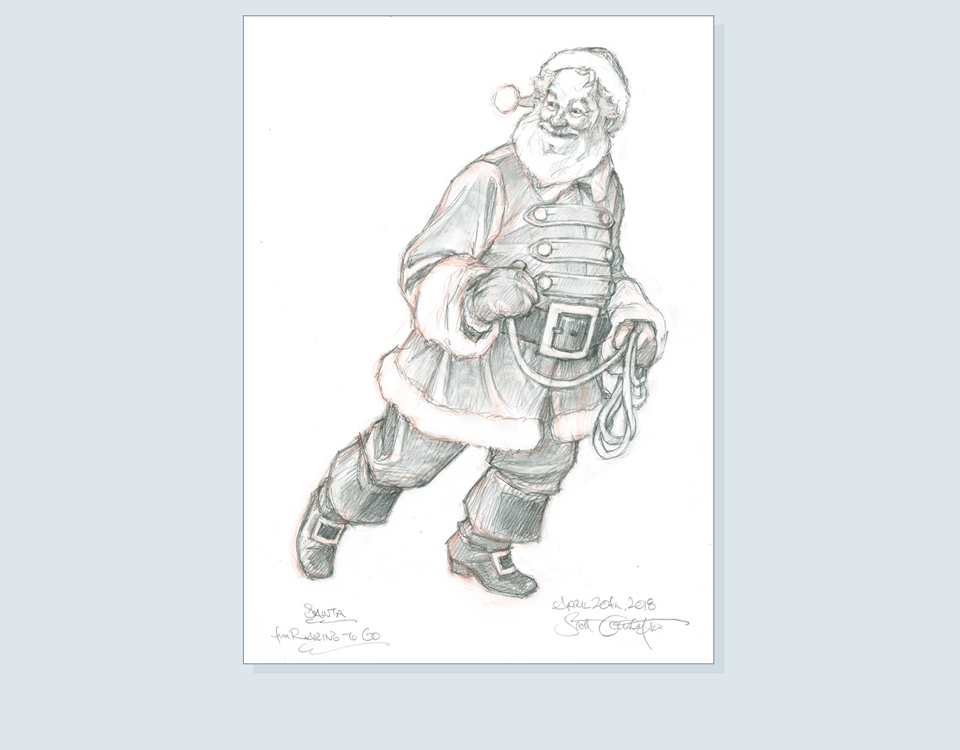 17 - Santa finished drawing