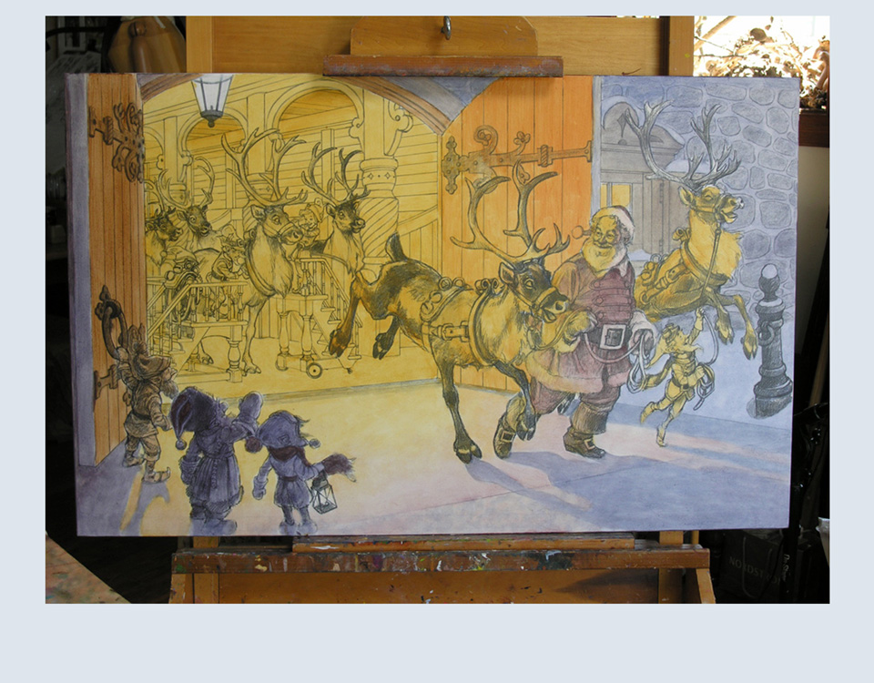 24 - First day of painting