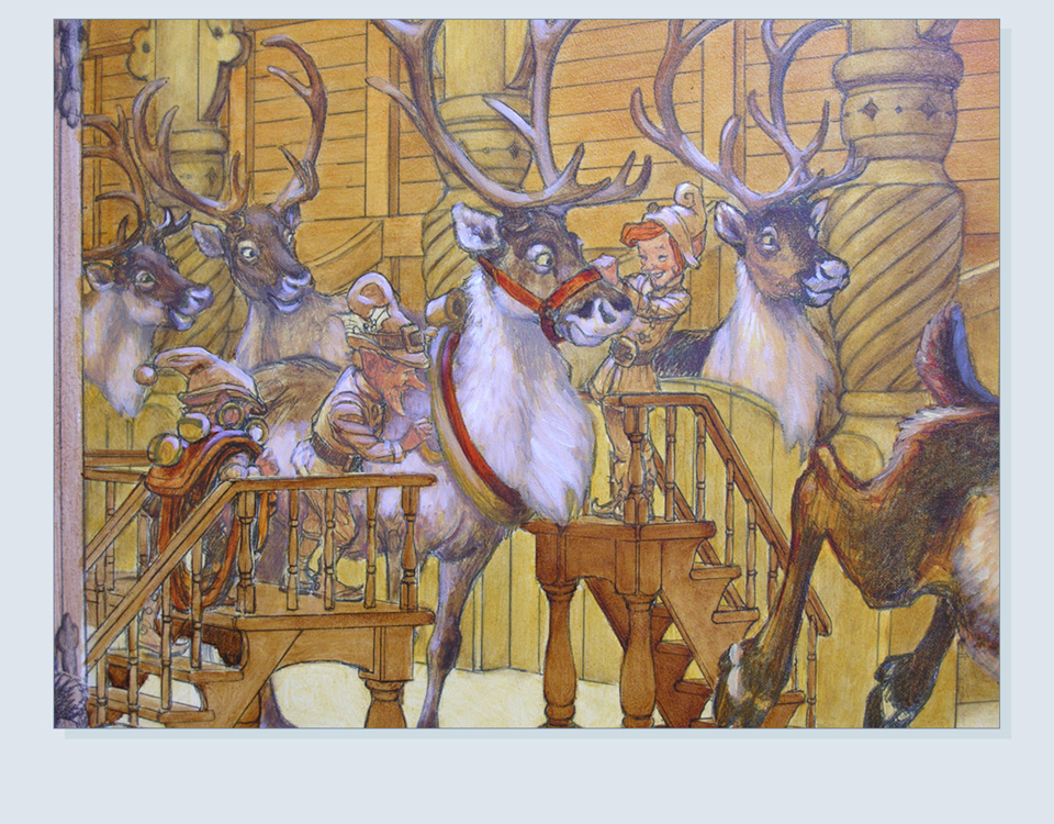 26 - Interior reindeer detail