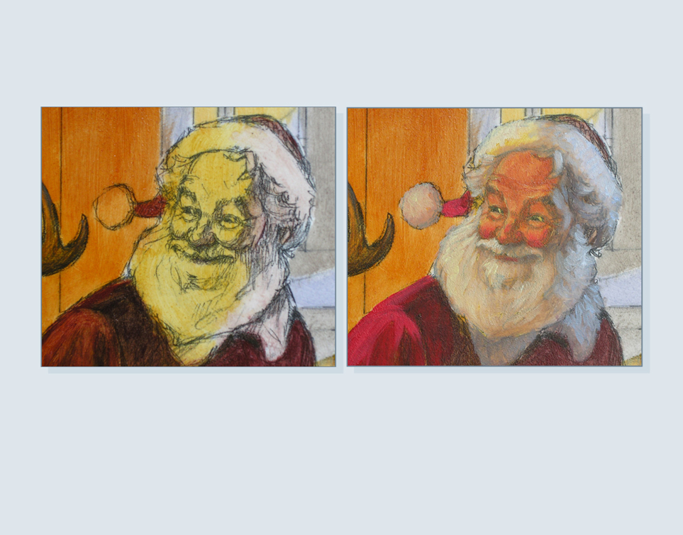 30 - Santa's head so far