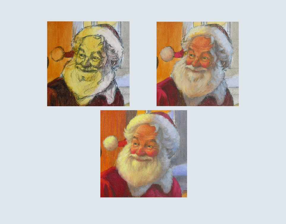 36 - Santa's head progression