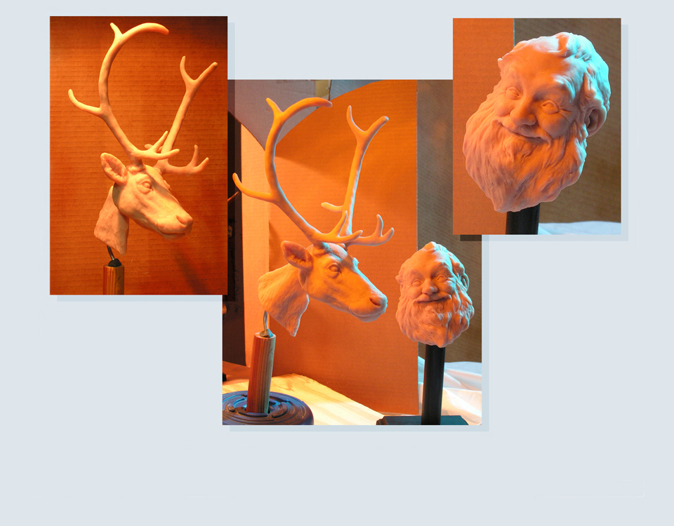 3- Sculpey sculptures
