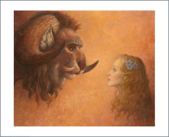 Beauty Looking at the Beast Studio print - ON SALE! Click HERE for details!