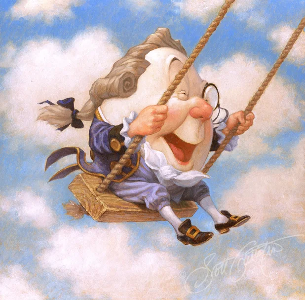Humpty Dumpty Sat On A Swing The Art Of Scott Gustafson