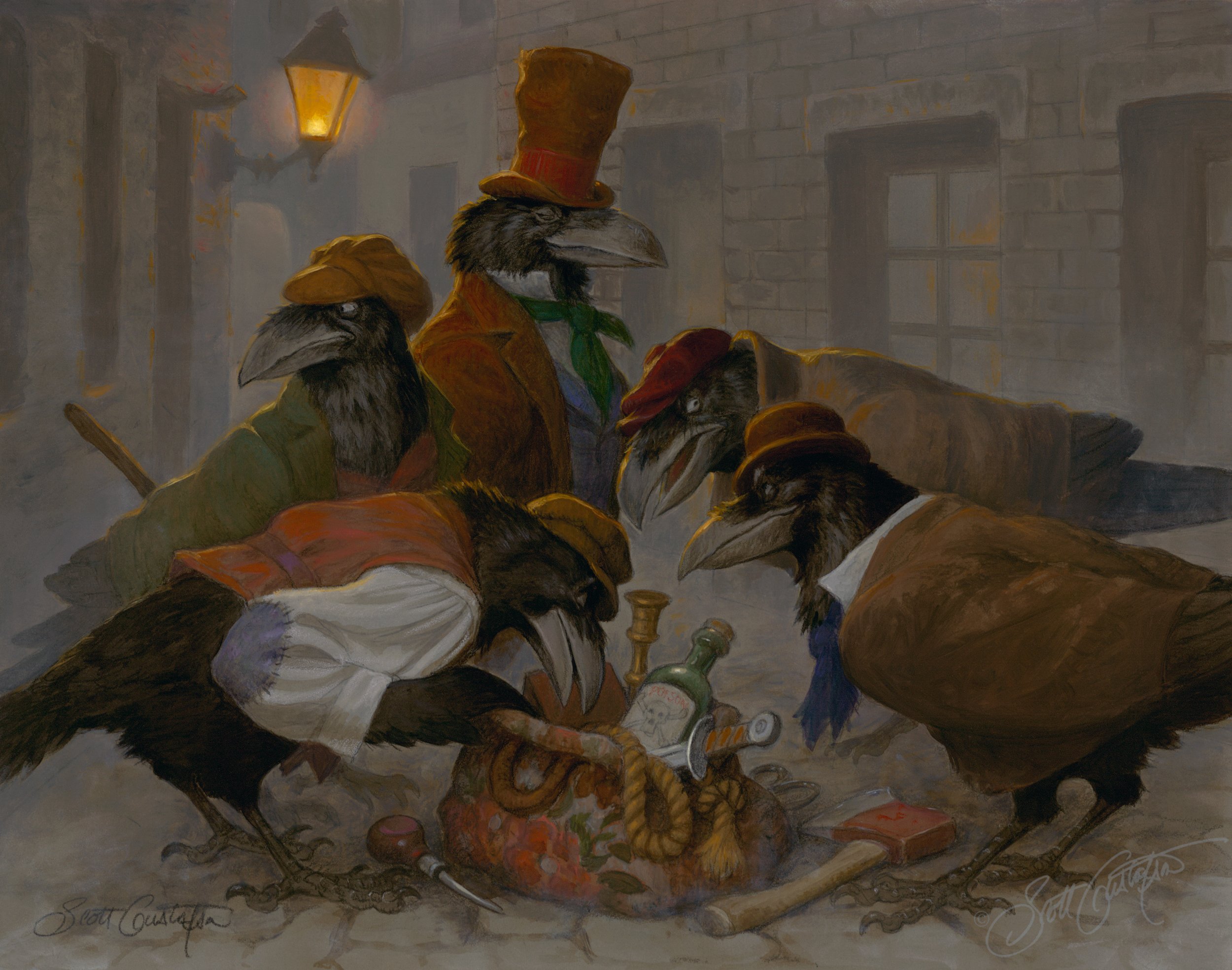 A Murder Of Crows — The Art Of Scott Gustafson 