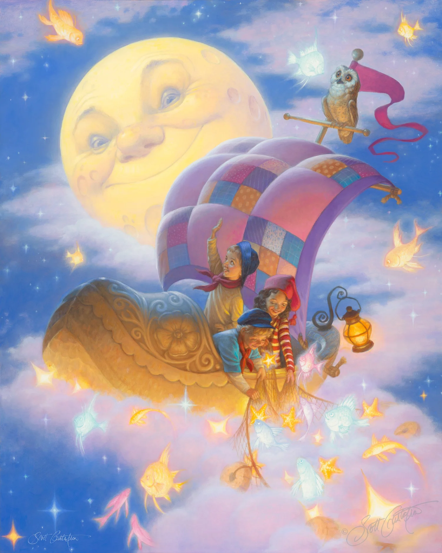 Wynken, Blynken and Nod Drawings — The Art of Scott Gustafson