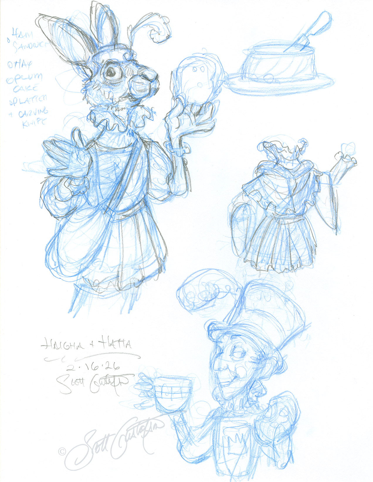 GUSTAFSON_Haigha_and_Hatta-1_rough_character_studies.png