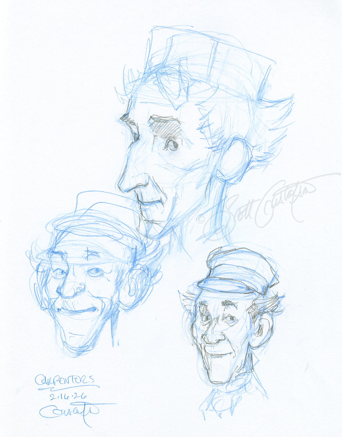 GUSTAFSON_Carpenter-3_head_studies.png