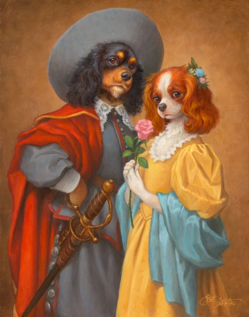 Cavalier final drawing — The Art of Scott Gustafson