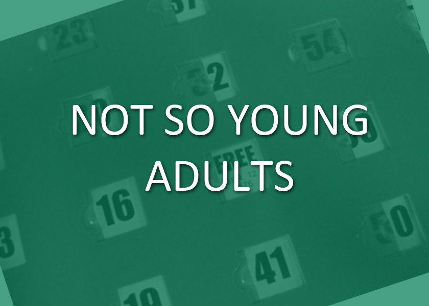 Recognizing the great gift of the elders of our community and the need of the human heart for interaction with others, the Not So Young Adults gather on the 4th Thursday of each month to attend evening Mass, share a meal together, and to enjoy a (usually lively) game of BINGO.