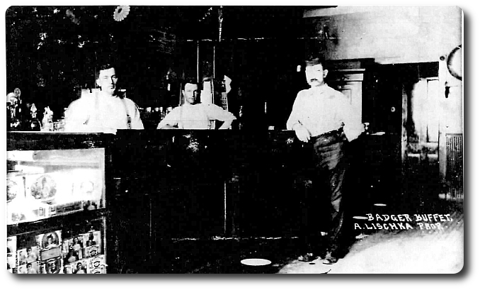 A View of the Bar at the Badger Buffet