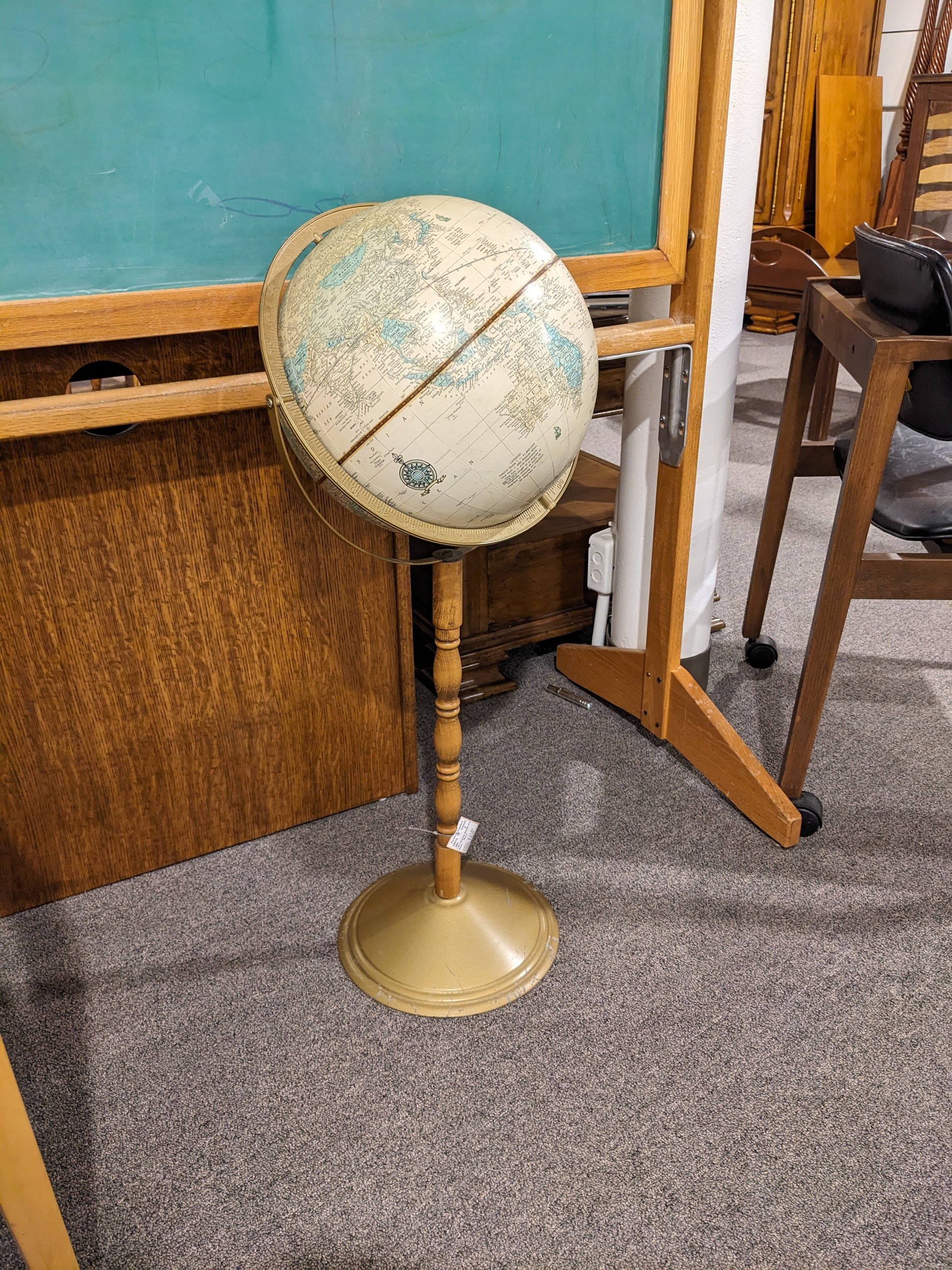 12" Crams Floor-Standing Globe